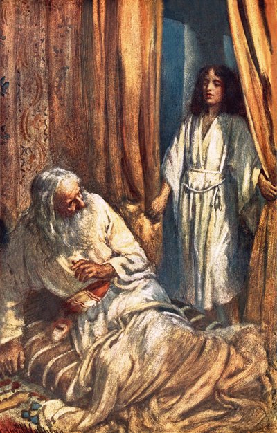 Samuel i Eli autorstwa Harold Copping