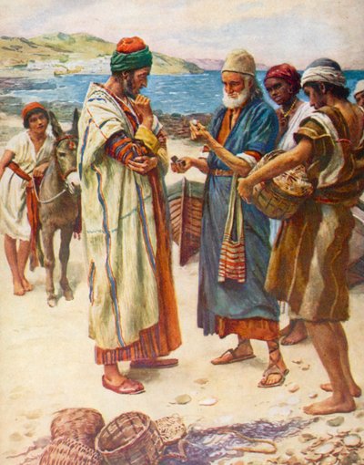 Perła Wielkiej Ceny, Mateusz autorstwa Harold Copping