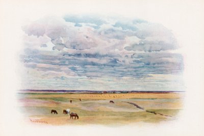 Preria w Elstow, Saskatchewan autorstwa Harold Copping