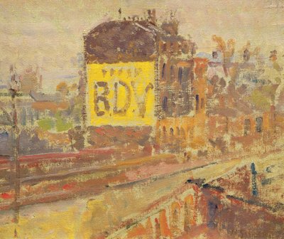 Hampstead Road, c.1910-11 autorstwa Harold Gilman