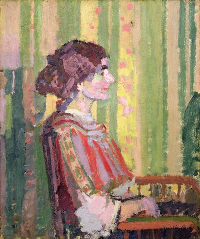 Pani Robert Bevan, ok. 1913 (olej na płótnie) autorstwa Harold Gilman