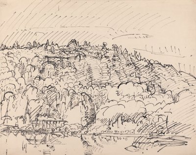 Norweski krajobraz autorstwa Harold Gilman