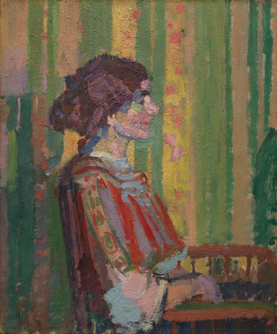Stanislava de Karlowska (Pani Robert Bevan) autorstwa Harold Gilman