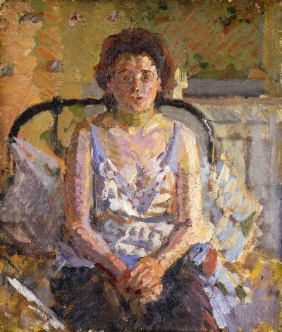 Kobieta na łóżku, ok. 1912-3 autorstwa Harold Gilman