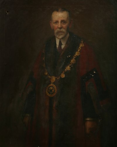 Radny A. K. Barnett, ok. 1914 (olej na płótnie) autorstwa Harold Harvey