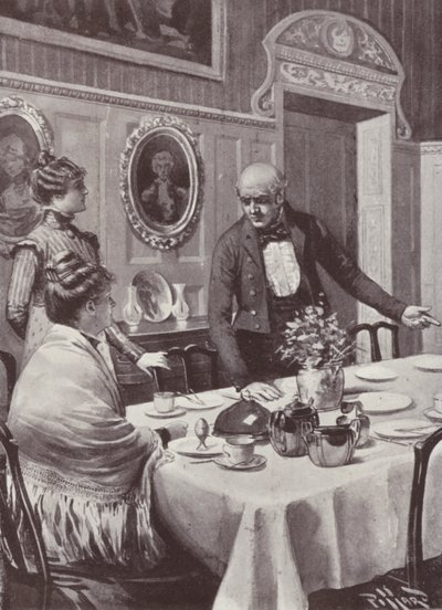Ilustracja do „Vanity Fair” autorstwa Williama Makepeace