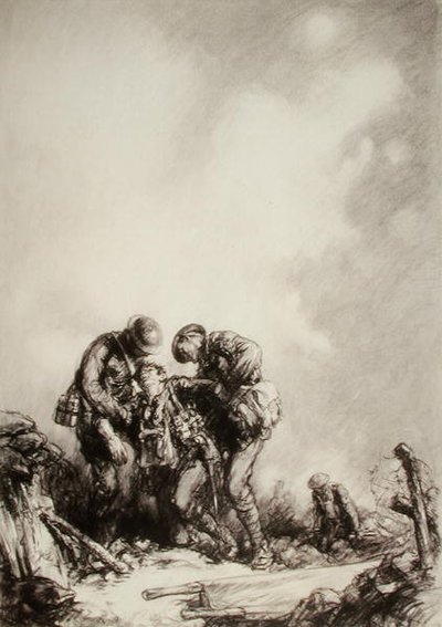 Nosze Nosze (ołówek na papierze) autorstwa Harold James Mowat