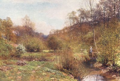 The Budding Year, Ockley (kolorowa litografia) autorstwa Harold Sutton Palmer