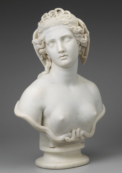 Meduza, ok.1854 autorstwa Harriet Goodhue Hosmer