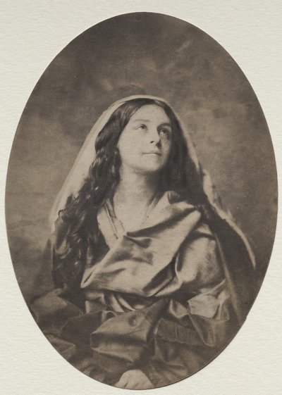 Alegoryczne studium kobiety, koniec lat 50. XIX wieku. autorstwa Harrison