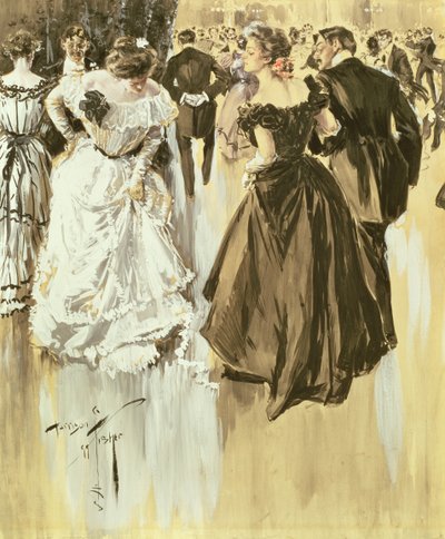 No Room for Doubt (toaleta, gwasz i ołówek na papierze) autorstwa Harrison Fisher
