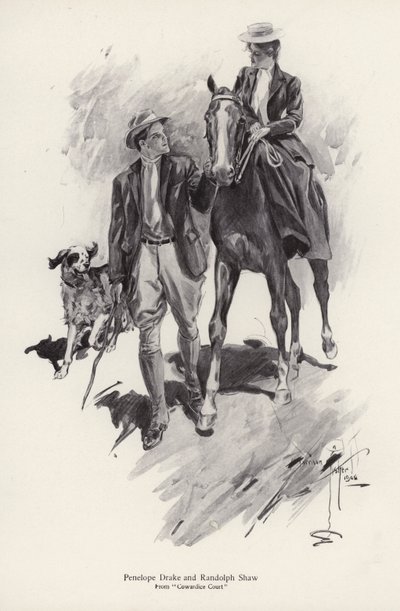 Dwie postacie, Penelope Drake i Randolph Shaw z powieści George