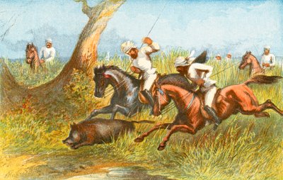 Dzik – „Nareszcie zwyciężony” autorstwa Harrison William Weir