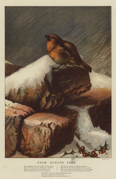 Z Danger Free (chromolitho) autorstwa Harrison William Weir