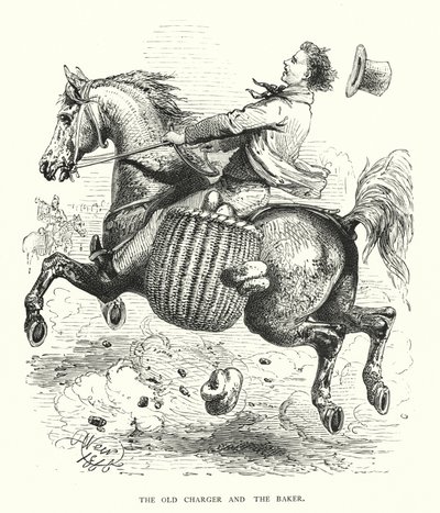 Stara ładowarka i piekarz (grawerunek) autorstwa Harrison William Weir