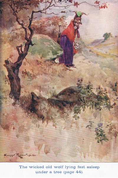 Zły stary wilk śpi szybko autorstwa Harry Rountree