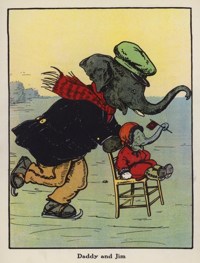 Tatuś i Jim (kolor lito) autorstwa Harry B Neilson