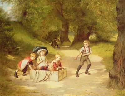 Wózek z zabawkami autorstwa Harry Brooker