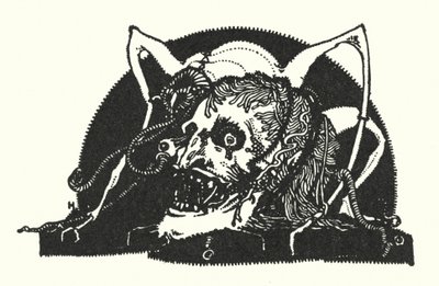 Edgar Allan Poe: Motyw projektu (litografia) autorstwa Harry Clarke