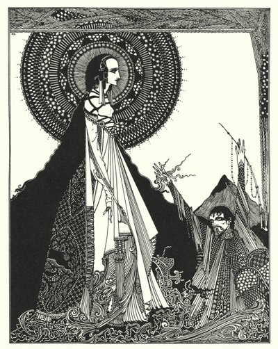 Edgar Allan Poe: Ligeia (litografia) autorstwa Harry Clarke