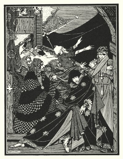 Edgar Allan Poe: MS znalezione w butelce (litografia) autorstwa Harry Clarke