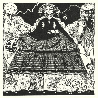 Edgar Allan Poe: Morella (litografia) autorstwa Harry Clarke