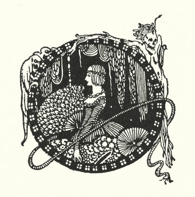 Edgar Allan Poe: Okulary (litografia) autorstwa Harry Clarke