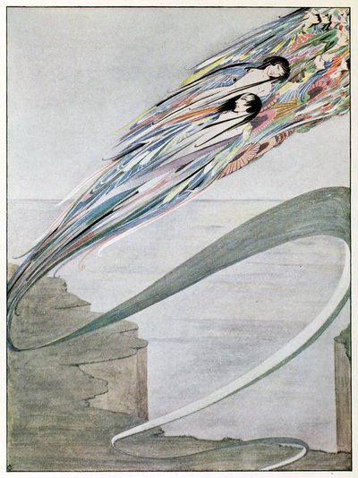 Urodziłem się z tysiąca sztormów i siwy od pędzących deszczów, z Roku na Wiosnę 1920 autorstwa Harry Clarke