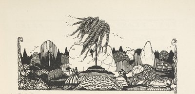 Ilustracja na górze listy ilustracji. autorstwa Harry Clarke