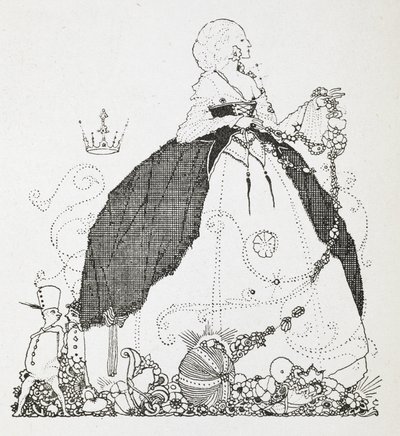 Ilustracja do opowiadania „Wróżka”. autorstwa Harry Clarke