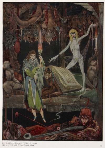 Wydaje mi się, że milion głupców w chórze szaleje i nigdy się nie znudzi autorstwa Harry Clarke
