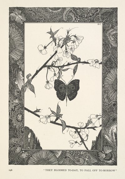 Motyl. Dziś zakwitły, jutro opadną. autorstwa Harry Clarke