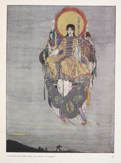 Śmierć. „Honor powrócił jako król na ziemię” autorstwa Harry Clarke