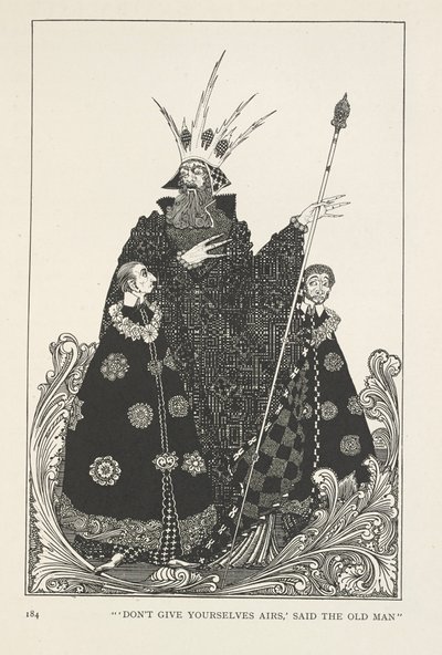 Wzgórze Elfów. „Nie wywyższajcie się” – powiedział starzec. autorstwa Harry Clarke