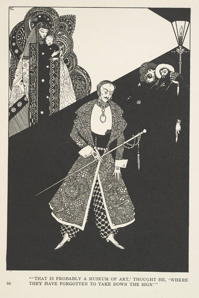 Kalosze Fortuny. „To chyba Muzeum Sztuki” – pomyślał – „gdzie zapomnieli zdjąć tabliczkę”. autorstwa Harry Clarke