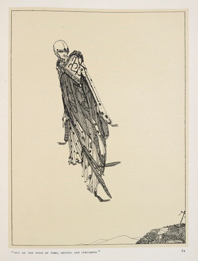 Wielki Kochanek. „Na wietrze czasu,   lśni i płynie” autorstwa Harry Clarke