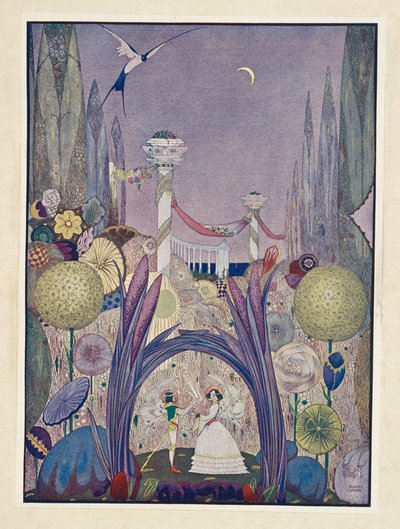 Calineczka Powinna być Królową Wszystkich Kwiatów. autorstwa Harry Clarke