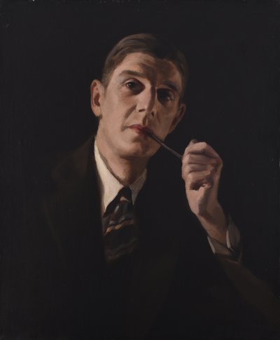 Portret mężczyzny palącego fajkę autorstwa Harry Dixon