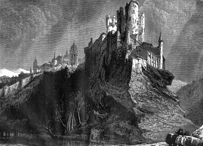 Alcazar w Segowii, Hiszpania, XIX w. autorstwa Harry Fenn