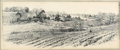 Pole bitwy w Beaver Dam Creek autorstwa Harry Fenn