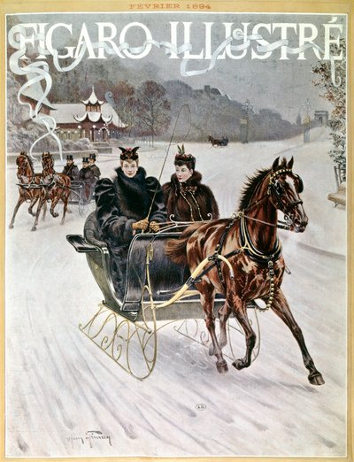 Sanie na śniegu autorstwa Harry Finney