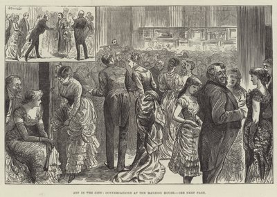 Sztuka w mieście, Conversazione w rezydencji autorstwa Harry Furniss