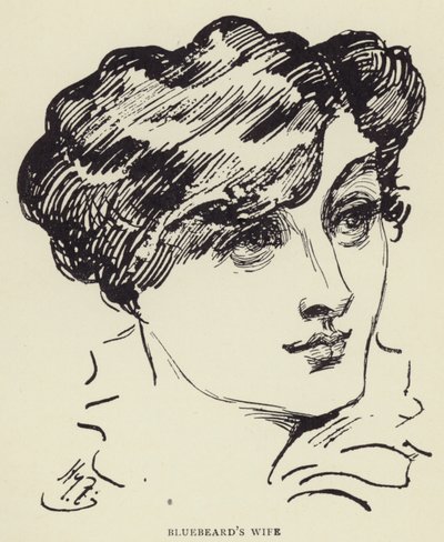 Żona Sinobrodego autorstwa Harry Furniss