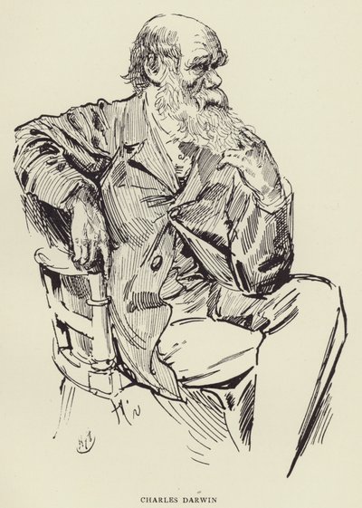 Karol Darwin autorstwa Harry Furniss