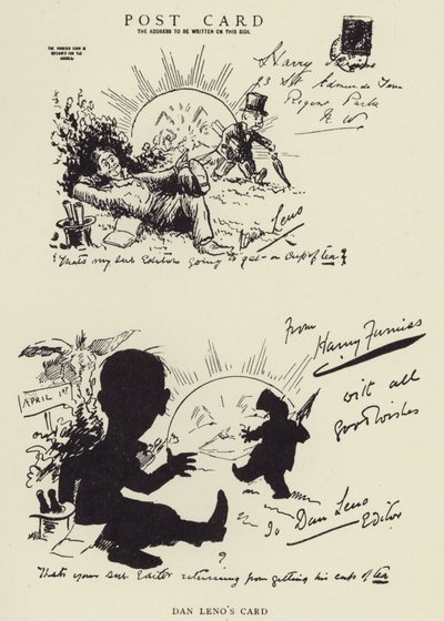 Karta Dana Lenosa autorstwa Harry Furniss