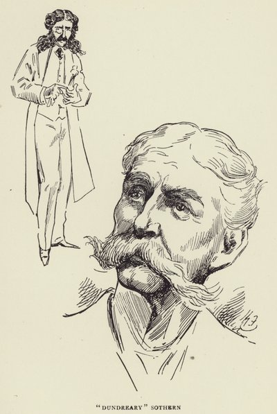 Dundreary Sothern autorstwa Harry Furniss