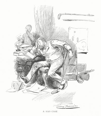 Golf: zły przypadek (litos) autorstwa Harry Furniss