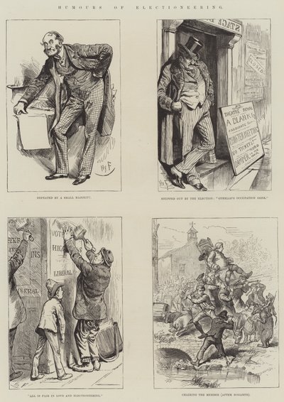 Humory wyborcze autorstwa Harry Furniss
