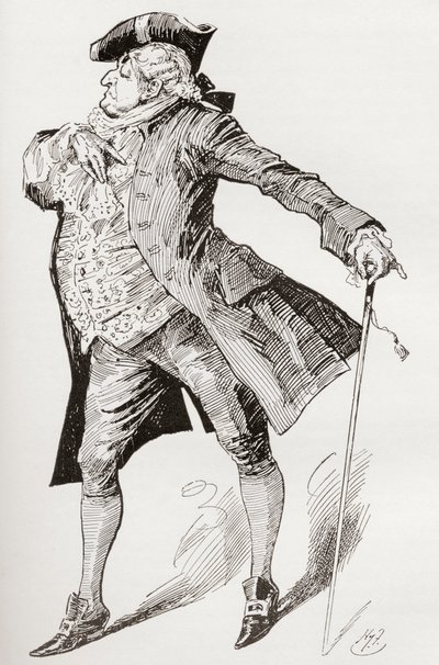 Ilustracja do powieści Karola Dickensa Opowieść o dwóch miastach autorstwa Harry Furniss