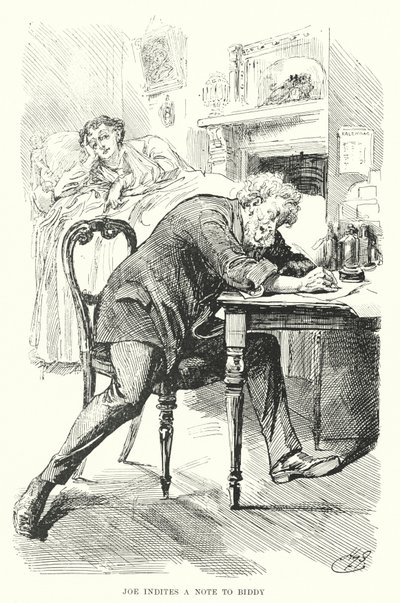 Ilustracja do wielkich oczekiwań autorstwa Charlesa Dickensa (lito) autorstwa Harry Furniss